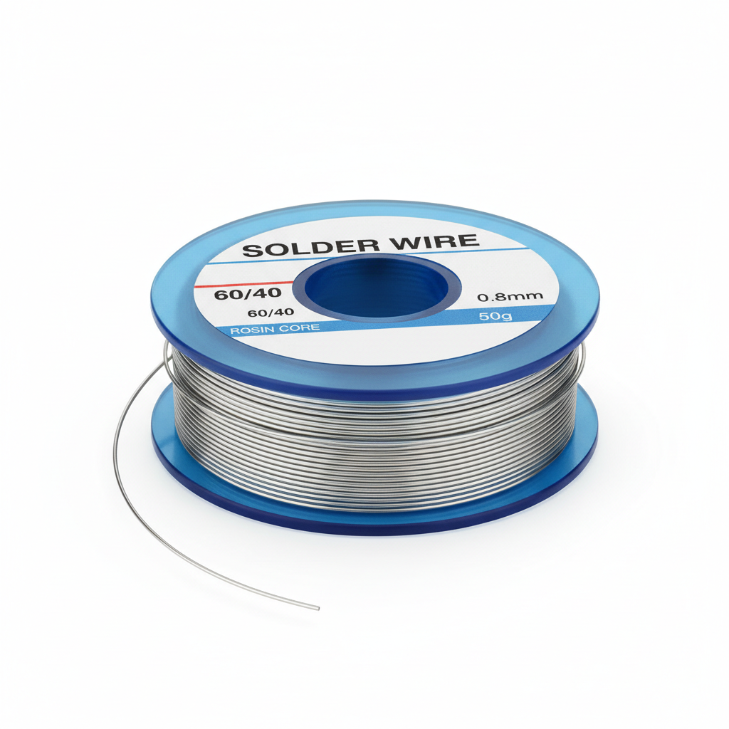 Rosin core solder wire spool